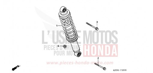 KISSEN, HINTEN CBR125RW5 de 2005